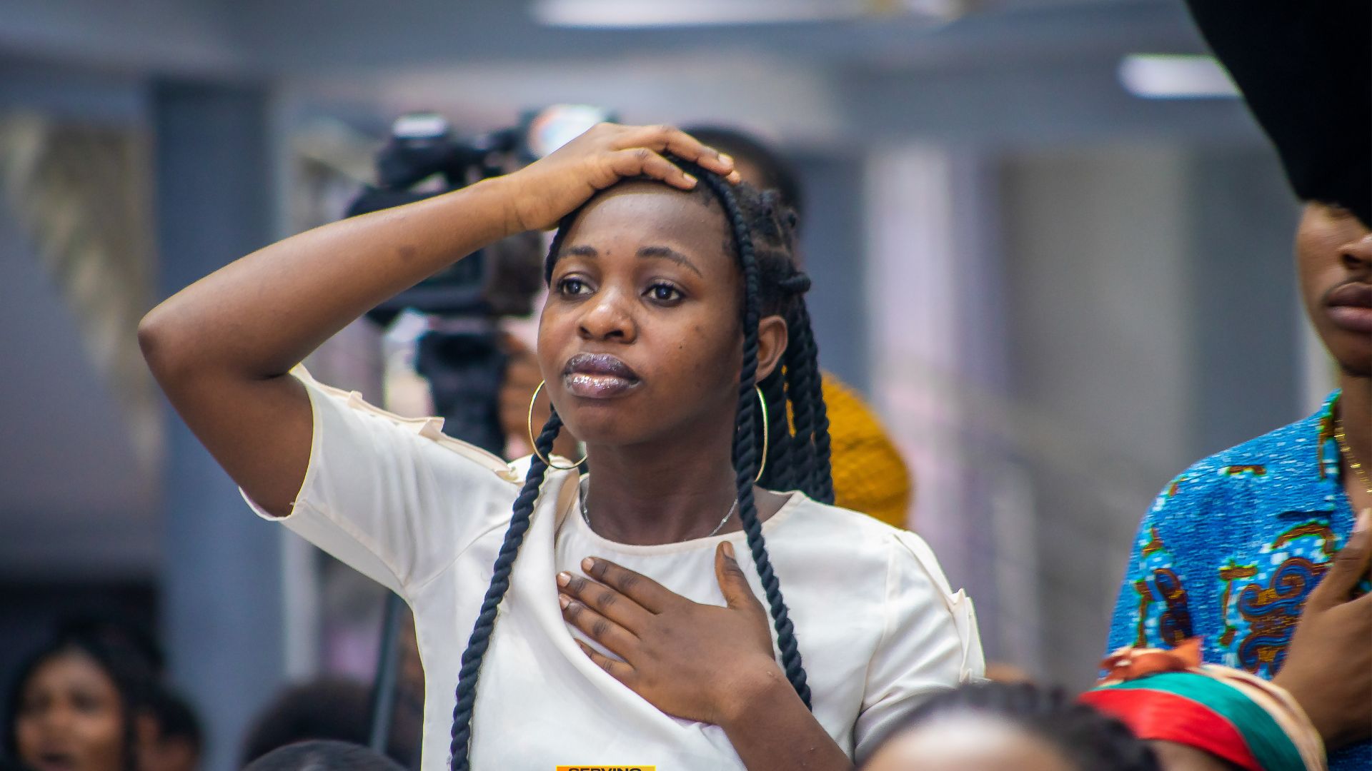 People serving in community